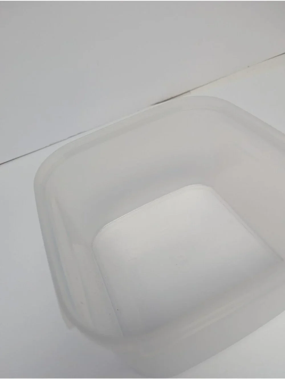 Tupperware Modular Mates 2 Square Sheer Container Black Lid #1623; 1620 11 Cups